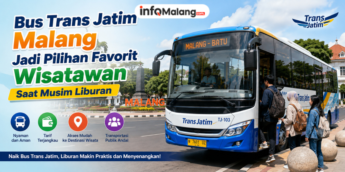 Bus Trans Jatim Malang Jadi Pilihan Favorit Wisatawan Saat Musim Liburan