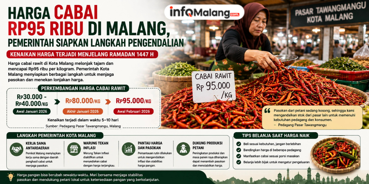 Harga Cabai Rp95 Ribu di Malang, Pemerintah Siapkan Langkah Pengendalian