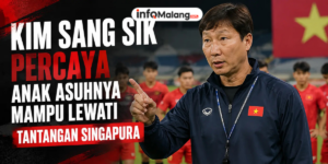 Kim Sang Sik Percaya Anak Asuhnya Mampu Lewati Tantangan Singapura