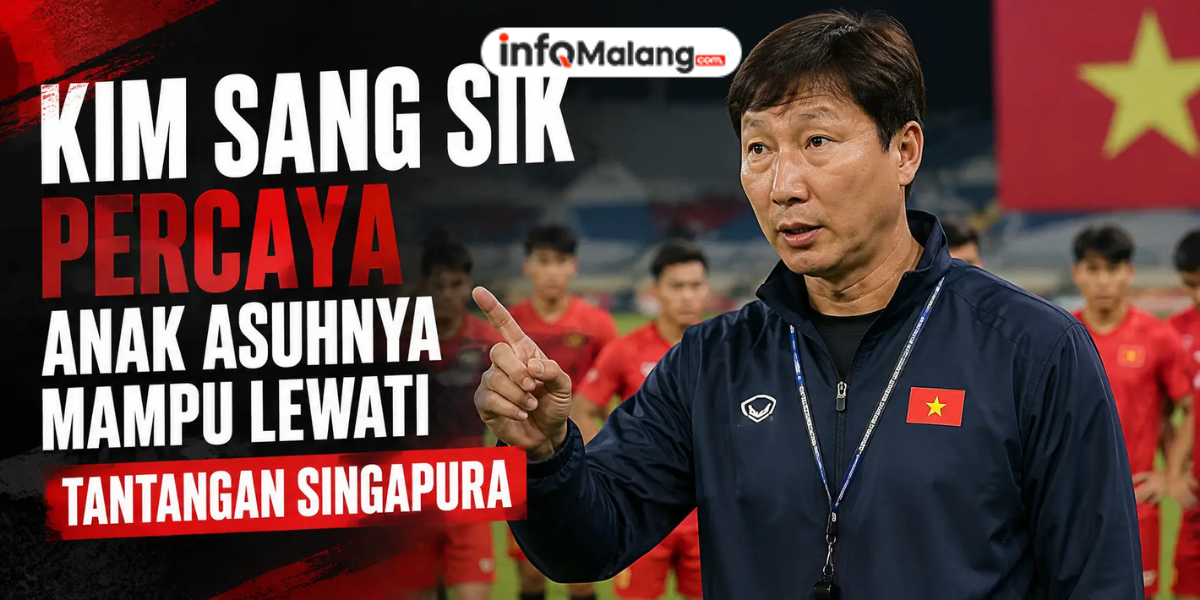 Kim Sang Sik Percaya Anak Asuhnya Mampu Lewati Tantangan Singapura