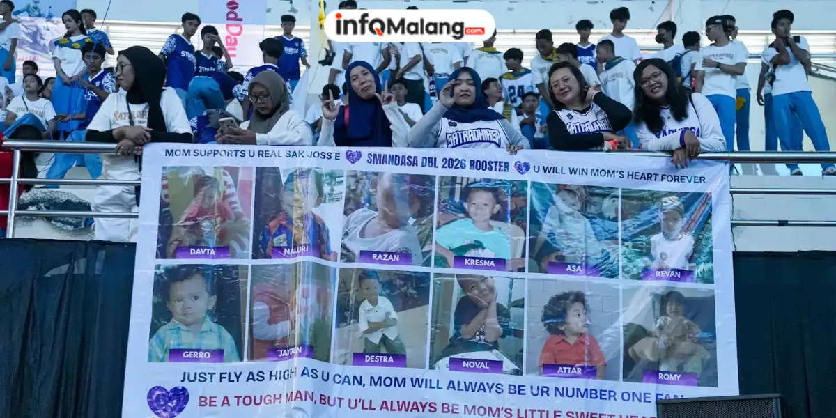 Dukungan Para Ibu Smandasa Tetap Mengalir meski Kalah di DBL East Java-South