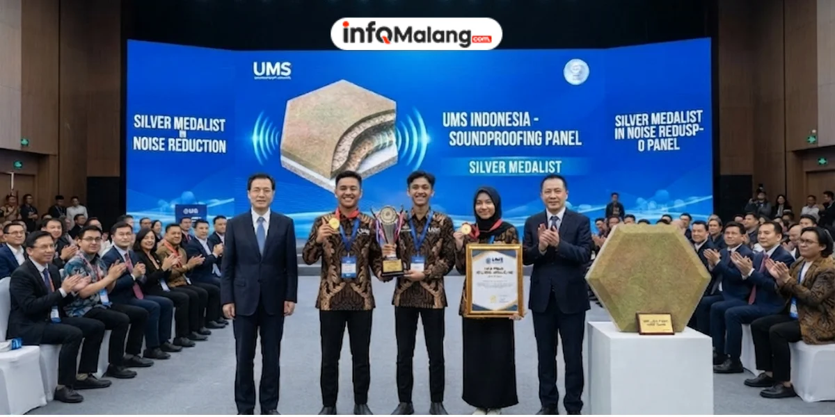 3 Fakta Inovasi Panel Kedap Suara Mahasiswa UMS yang Berbuah Medali di China