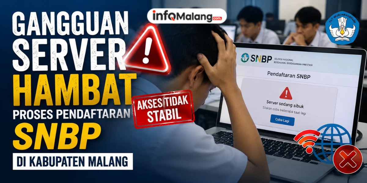 Gangguan Server Hambat Proses Pendaftaran SNBP di Kabupaten Malang