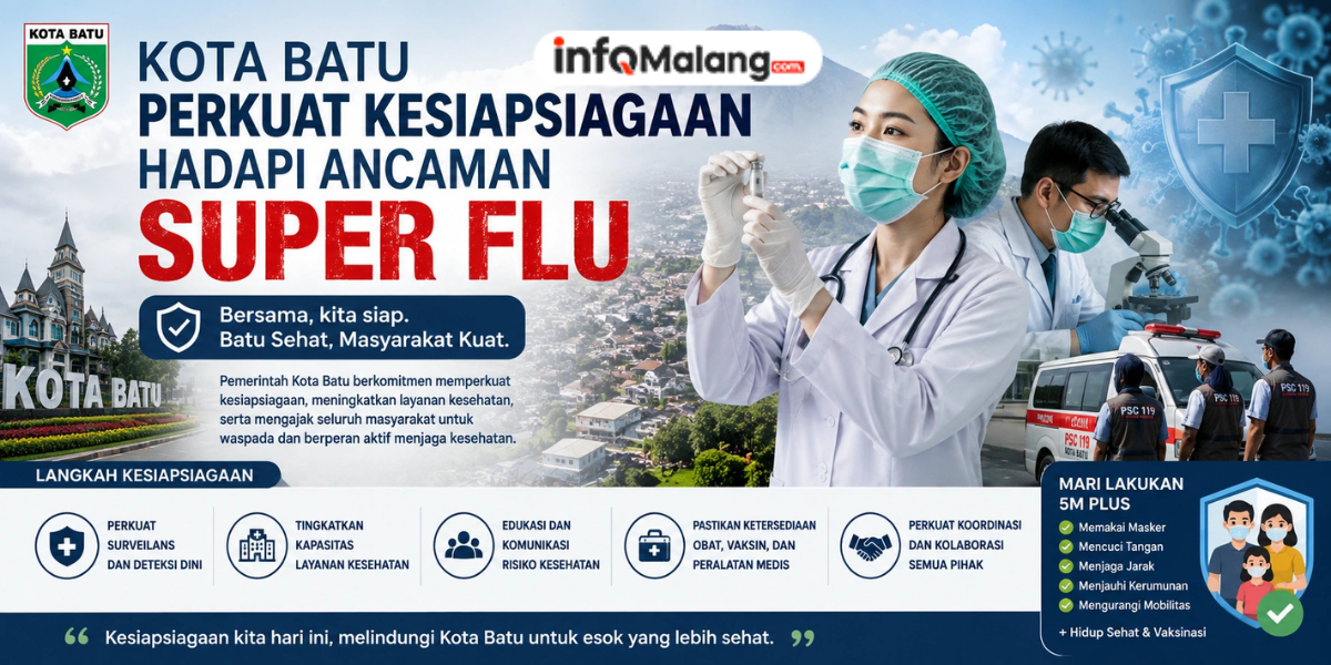 Kota Batu Perkuat Kesiapsiagaan Hadapi Ancaman Super Flu