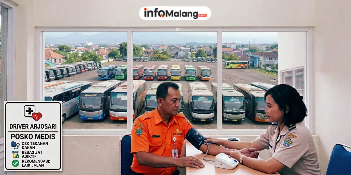 Urgensi Cek Kesehatan Sopir Bus Terminal Arjosari Demi Keselamatan Penumpang