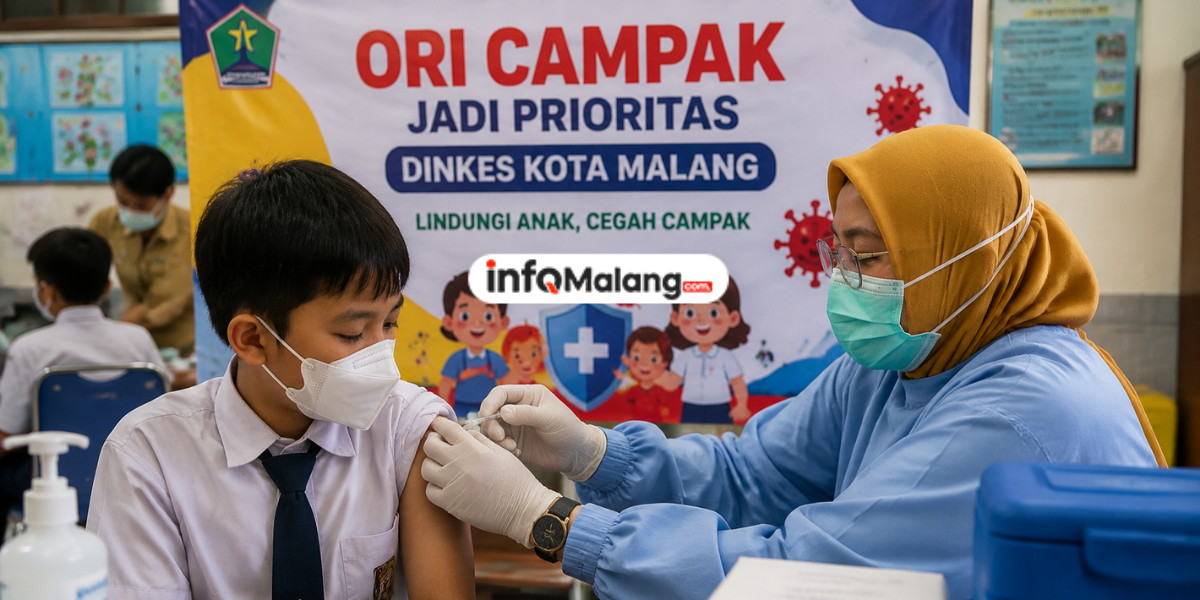 ORI Campak Jadi Prioritas Dinkes Kota Malang, Ini Tujuan dan Pentingnya Imunisasi bagi Anak