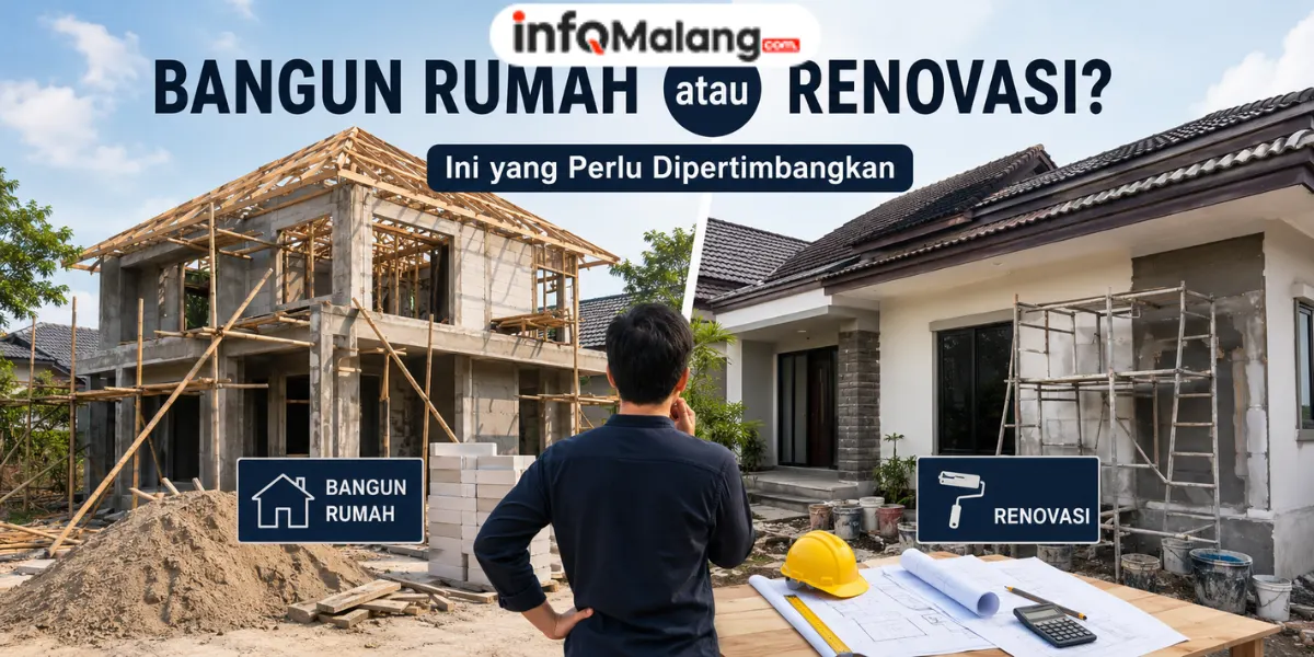 Bangun Rumah atau Renovasi? Ini yang Perlu Dipertimbangkan