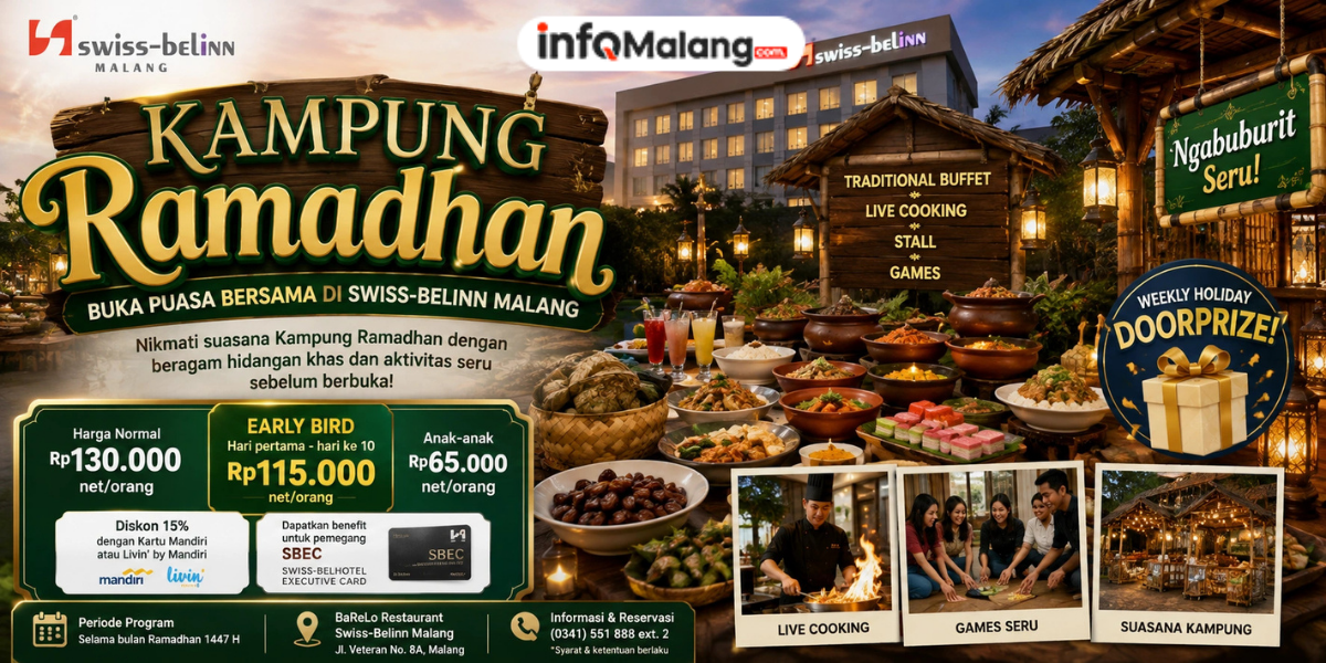 Swiss-Belinn Malang Hadirkan Bukber Bertema Kampung Ramadhan dengan Nuansa Tradisional
