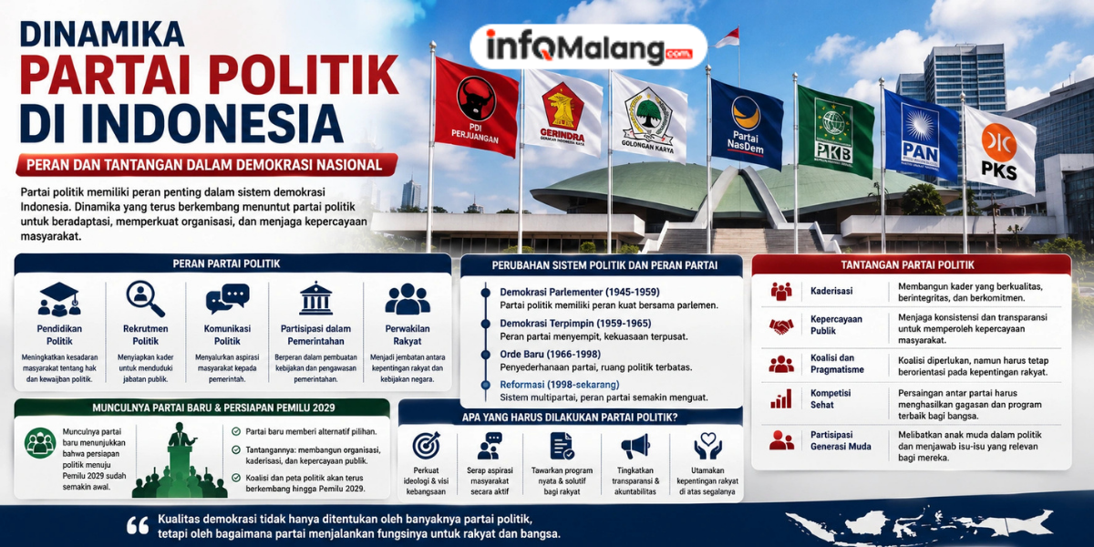 Dinamika Partai Politik di Indonesia, Peran dan Tantangan dalam Demokrasi Nasional