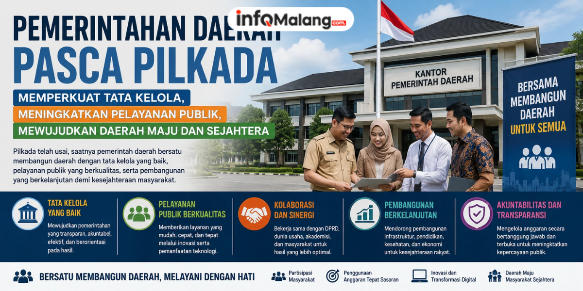 Pemerintahan Daerah Pasca Pilkada Perlu Memperkuat Tata Kelola dan Pelayanan Publik yang Berkualitas