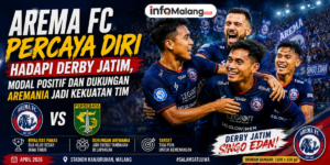 Arema FC Percaya Diri Hadapi Derby Jatim, Modal Positif dan Dukungan Aremania Jadi Kekuatan Tim