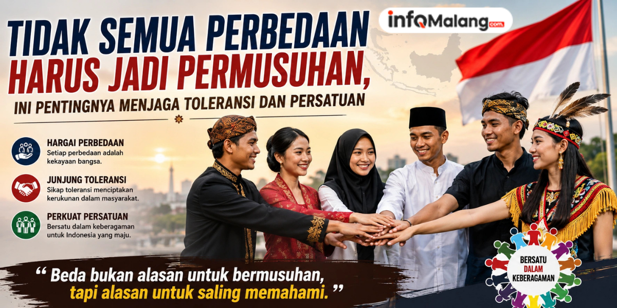 Tidak Semua Perbedaan Harus Jadi Permusuhan, Ini Pentingnya Menjaga Toleransi dan Persatuan
