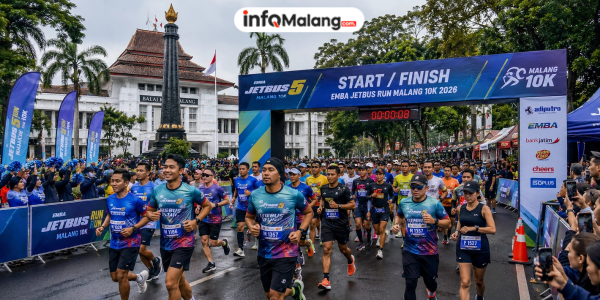 JetBus Run 2026 Diserbu Pelari Luar Daerah, Malang Kian Kokoh Jadi Destinasi Sport Tourism