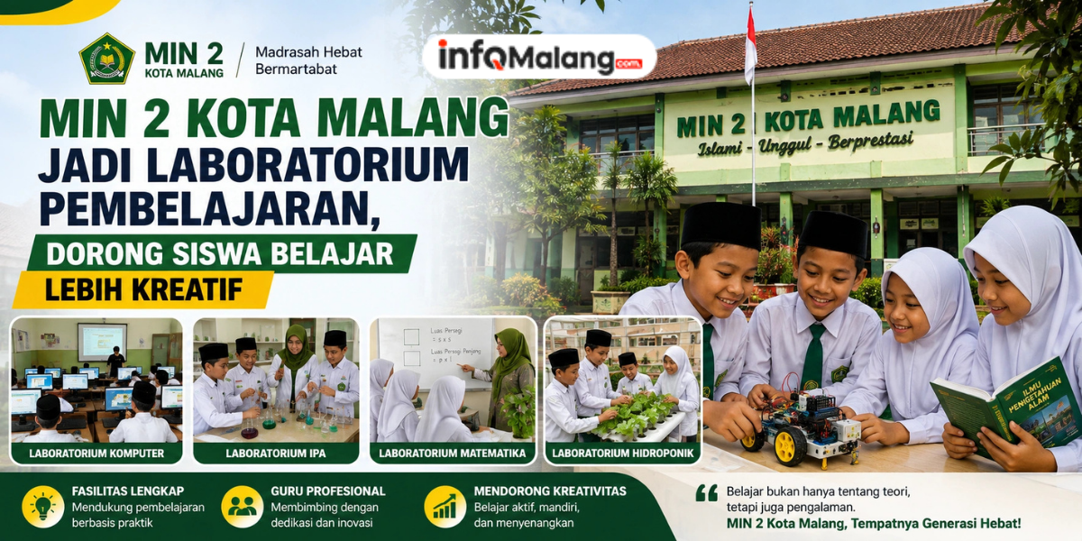 MIN 2 Kota Malang Jadi Laboratorium Pembelajaran, Dorong Siswa Belajar Lebih Kreatif