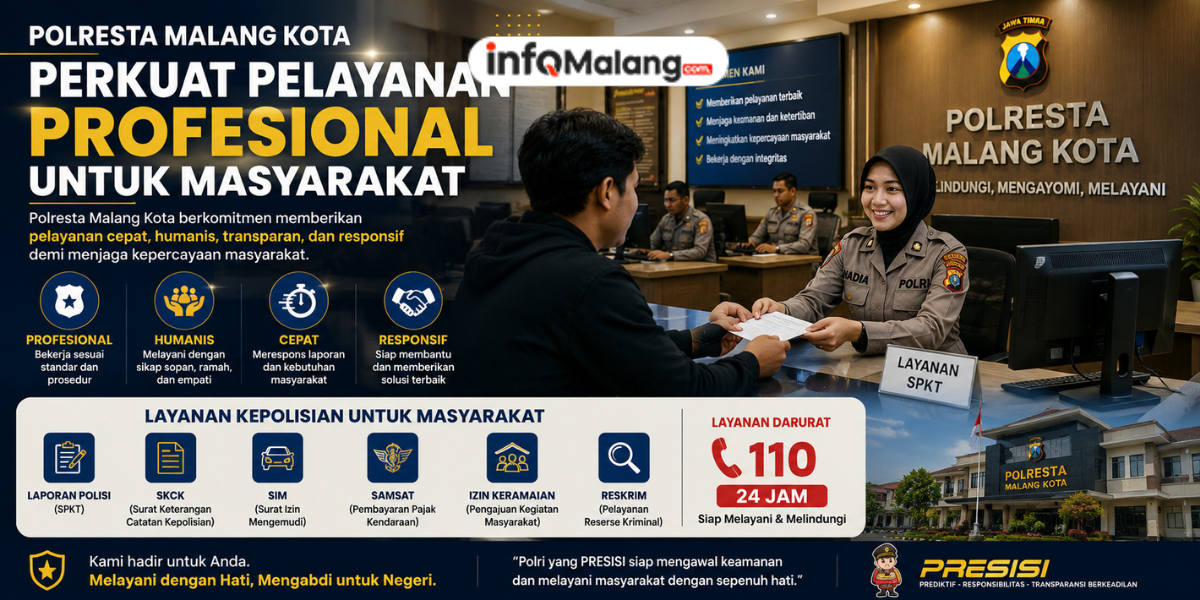 Polresta Malang Kota Perkuat Pelayanan Profesional untuk Masyarakat