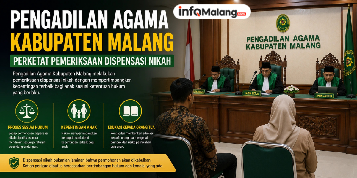 Pengadilan Agama Kabupaten Malang Perketat Pemeriksaan Dispensasi Nikah