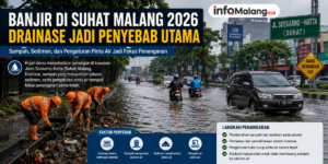 Banjir di Suhat Malang 2026, Masalah Drainase dan Saluran Air Jadi Fokus Penanganan