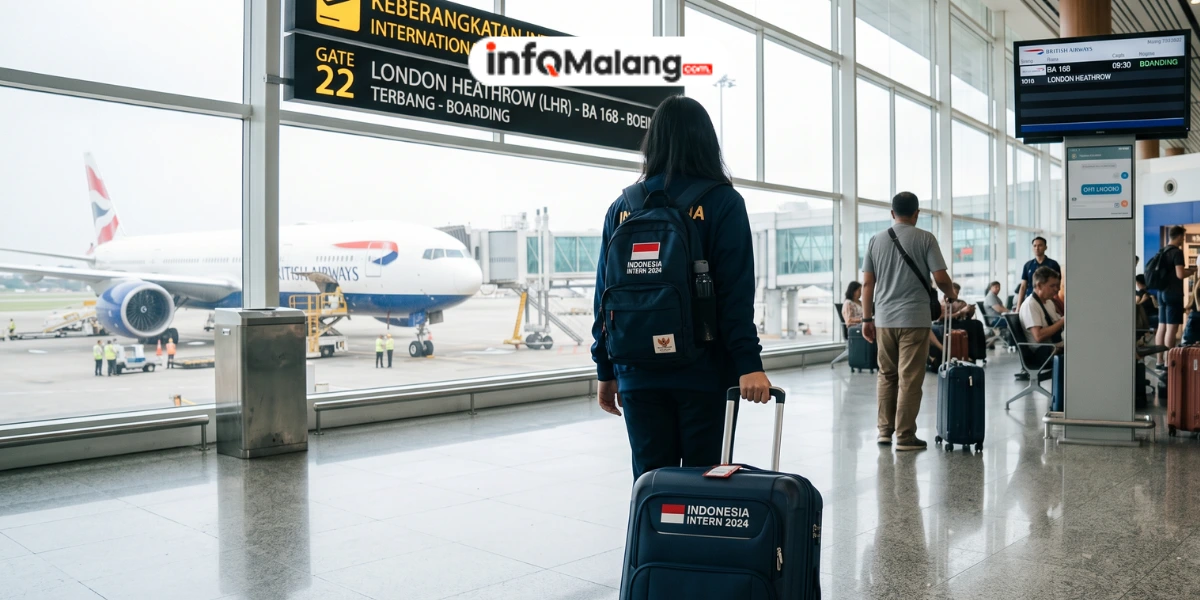 STIE Malangkuçeçwara Lepas 4 Mahasiswa Ikuti Program Magang Internasional