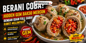 Berani Coba? Hidden Gem Bakso Mercon dengan Isian Full Cabai Rawit Melimpah