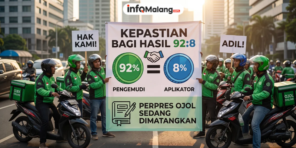 Perpres Ojol Tengah Dimatangkan, Asosiasi Soroti Kepastian Pembagian Hasil 92:8