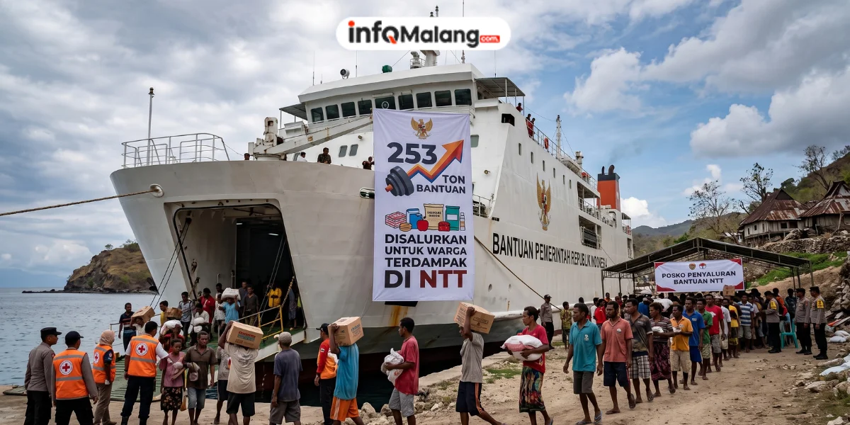 253 Ton Bantuan Pemerintah Disalurkan untuk Warga Terdampak di NTT