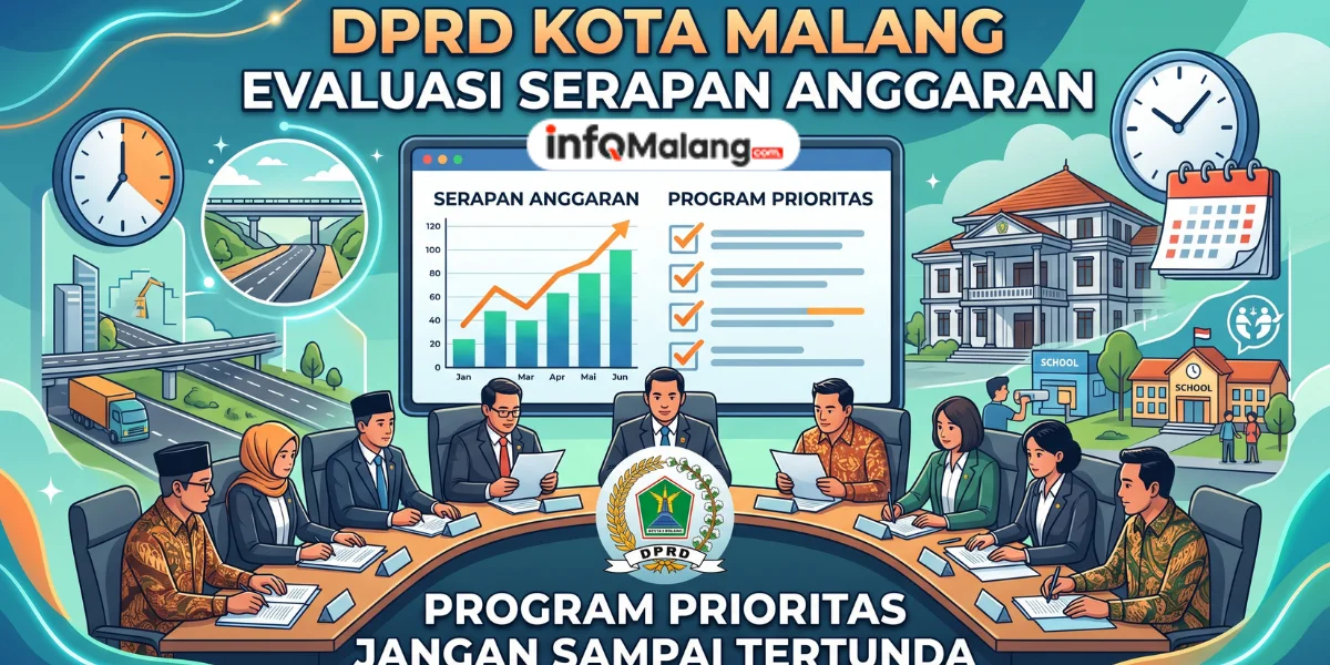 DPRD Kota Malang Evaluasi Serapan Anggaran, Program Prioritas Jangan Sampai Tertunda