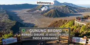 Gunung Bromo Kembali Dibuka 20 Agustus Setelah Penutupan Akibat Kebakaran