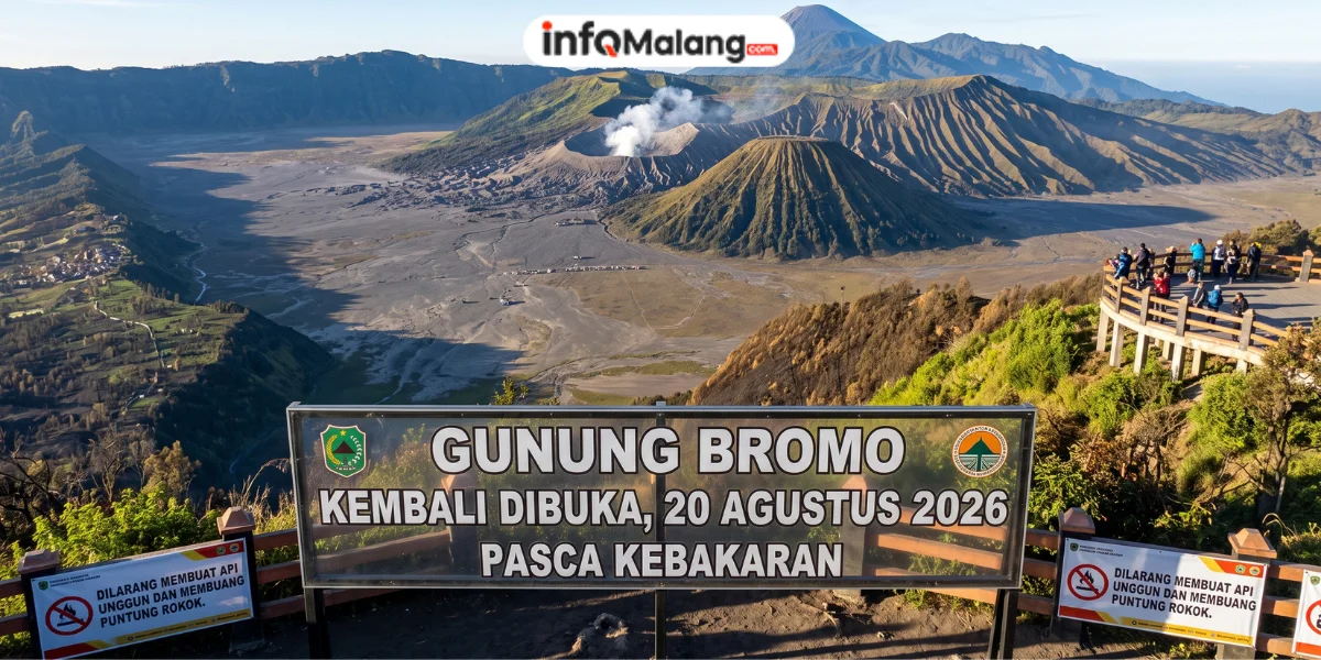 Gunung Bromo Kembali Dibuka 20 Agustus Setelah Penutupan Akibat Kebakaran