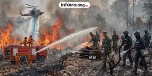 Prabowo Tiba di Riau, Pantau Langsung Penanganan Karhutla Sumatera