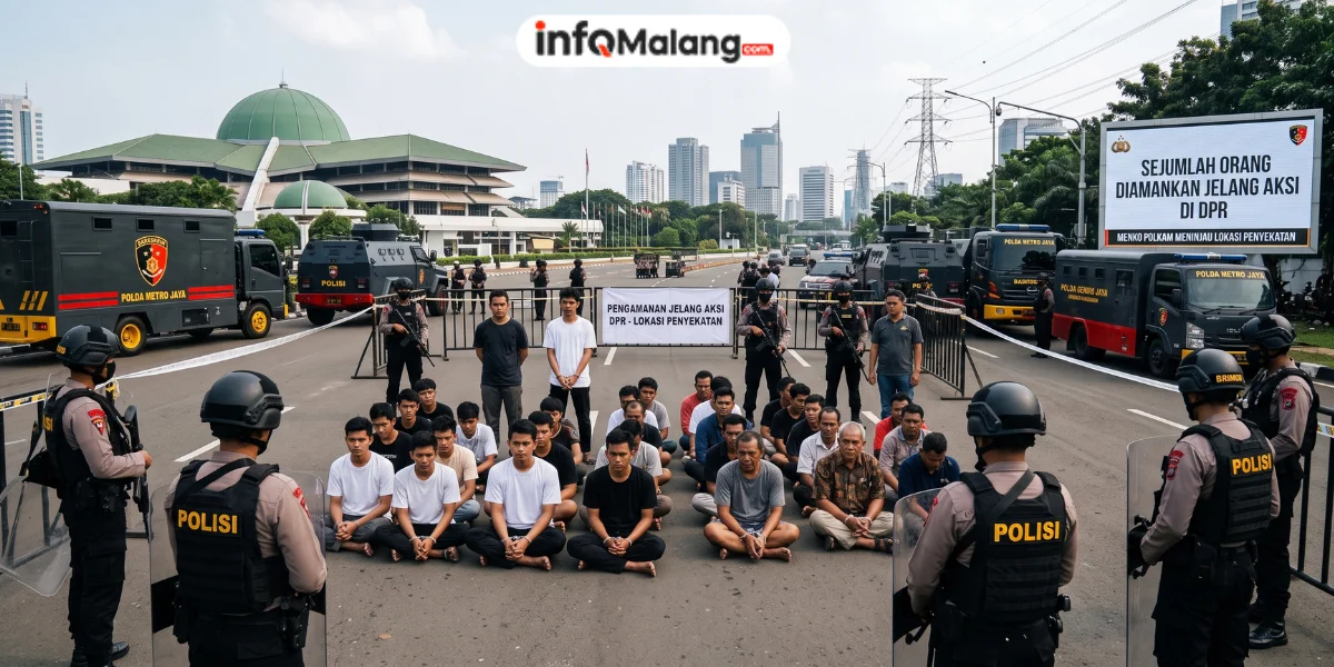 Sejumlah Orang Diamankan Jelang Aksi di DPR, Ini Kata Menko Polkam