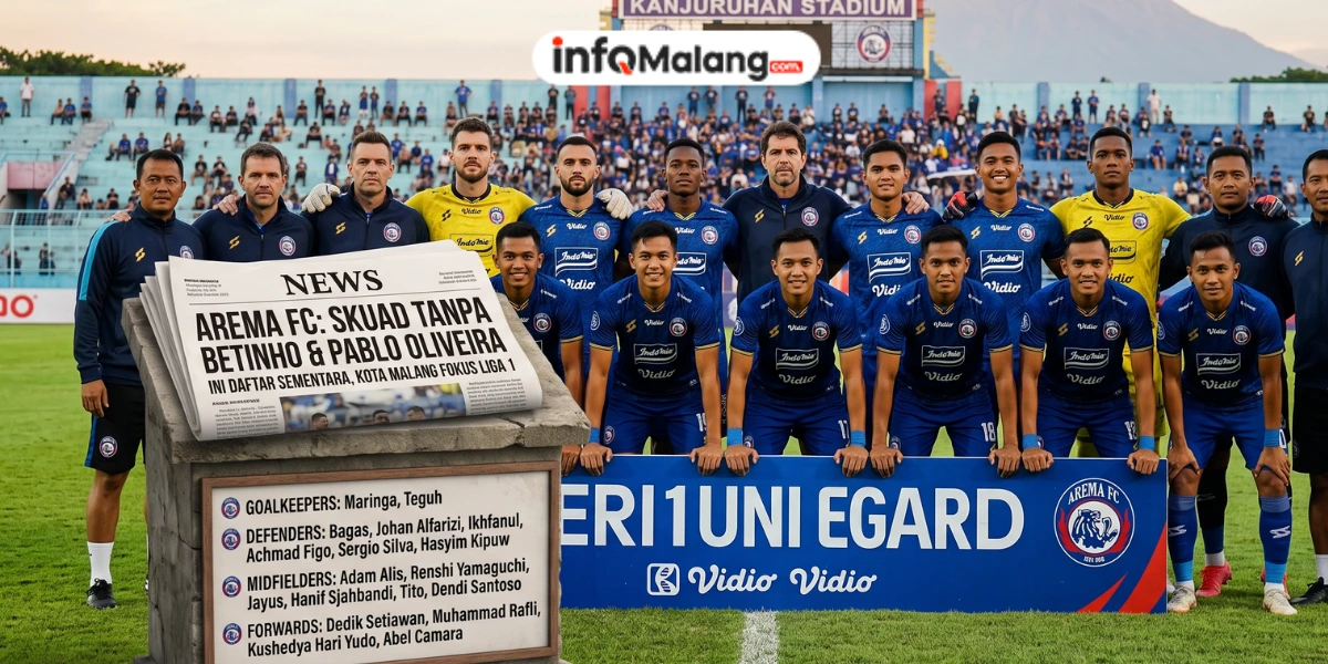 Tanpa Betinho dan Pablo Oliveira, Ini Skuad Arema FC