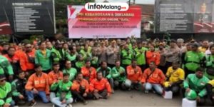 Jaga Kamtibmas, Kapolres Malang Perkuat Sinergi dengan Ojol