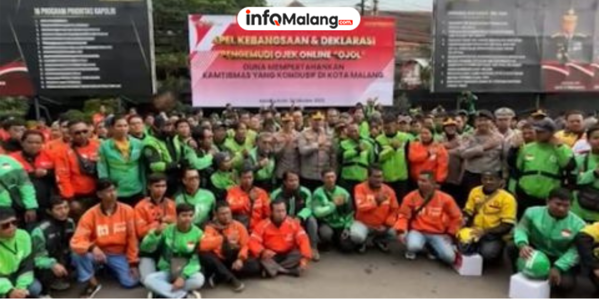 Jaga Kamtibmas, Kapolres Malang Perkuat Sinergi dengan Ojol