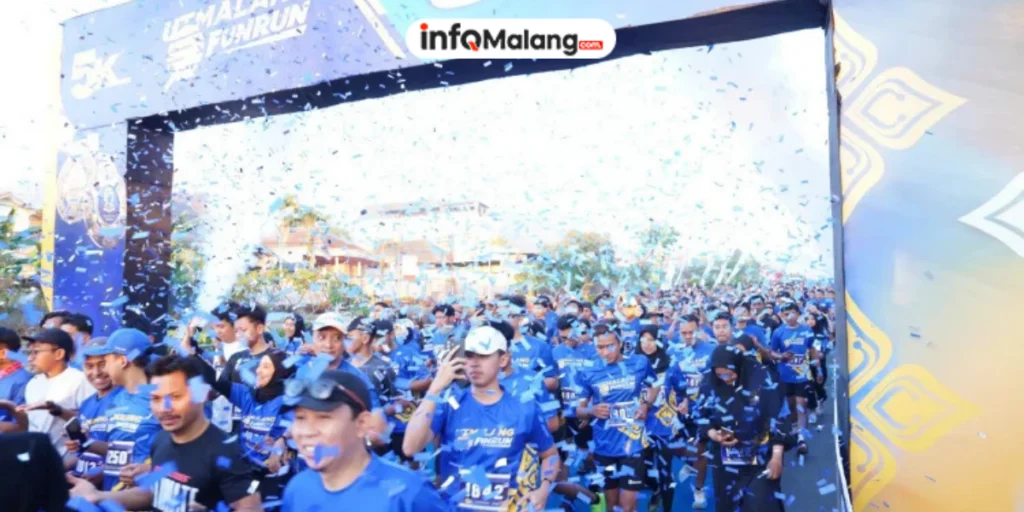 Kota Batu Mendadak Ramai, UT Malang Fun Run 2026 Diikuti Ribuan Runner