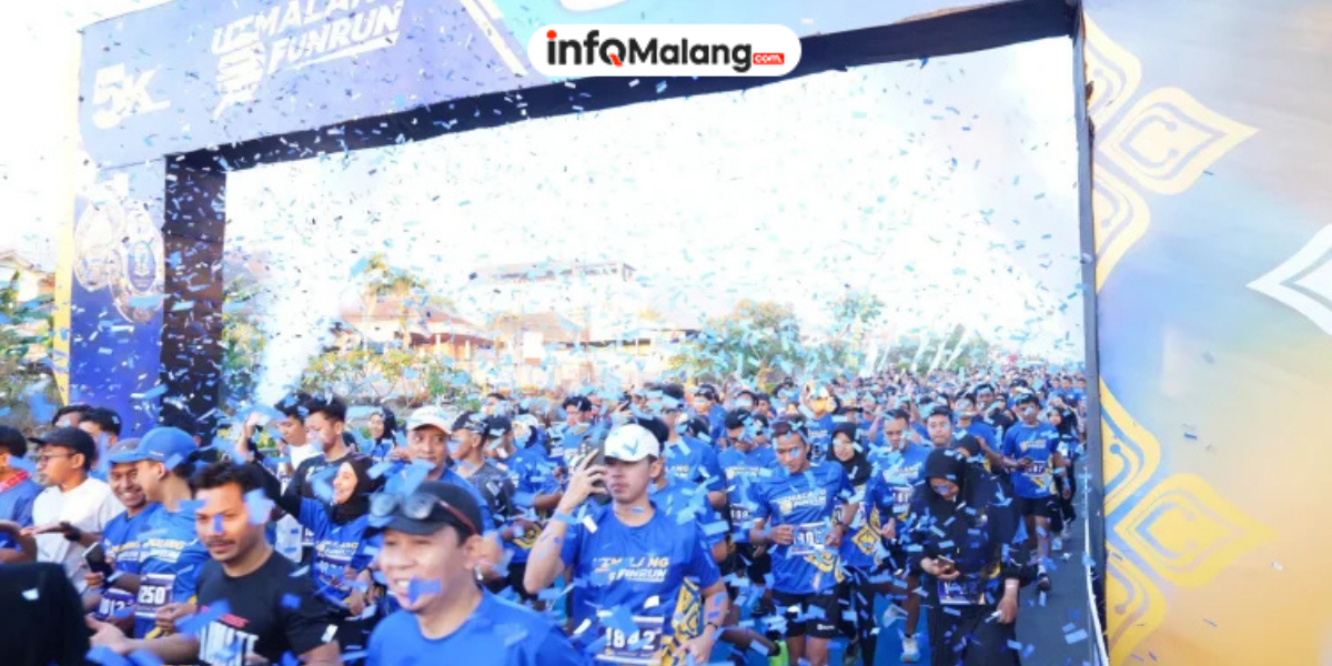 Kota Batu Mendadak Ramai, UT Malang Fun Run 2026 Diikuti Ribuan Runner
