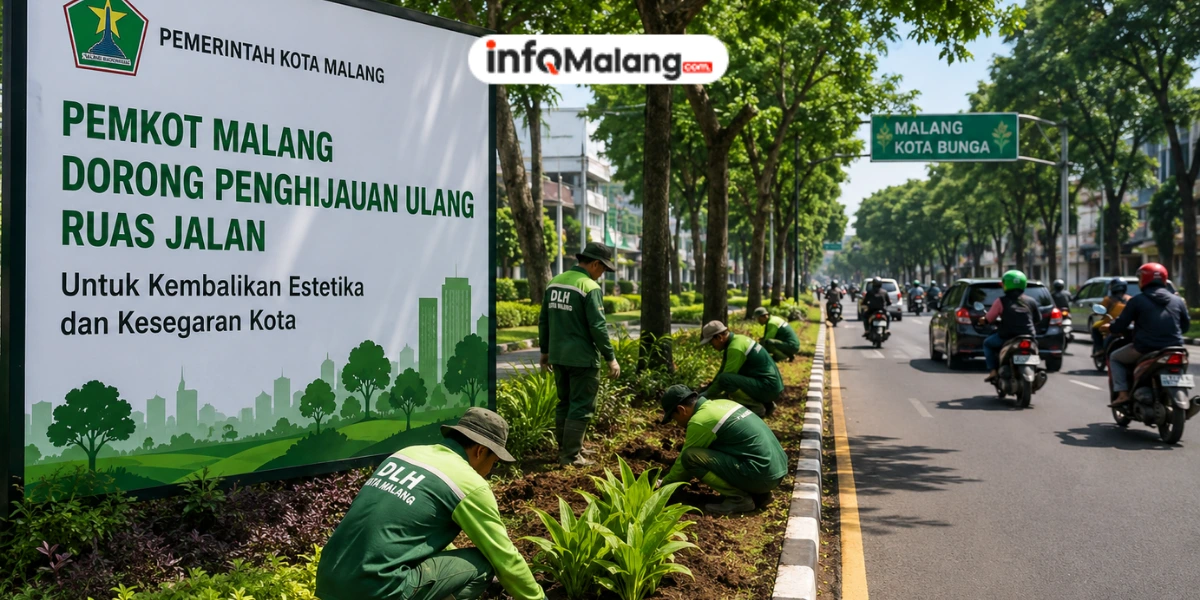 Pemkot Malang Dorong Penghijauan Ulang Ruas Jalan untuk Kembalikan Estetika dan Kesegaran Kota