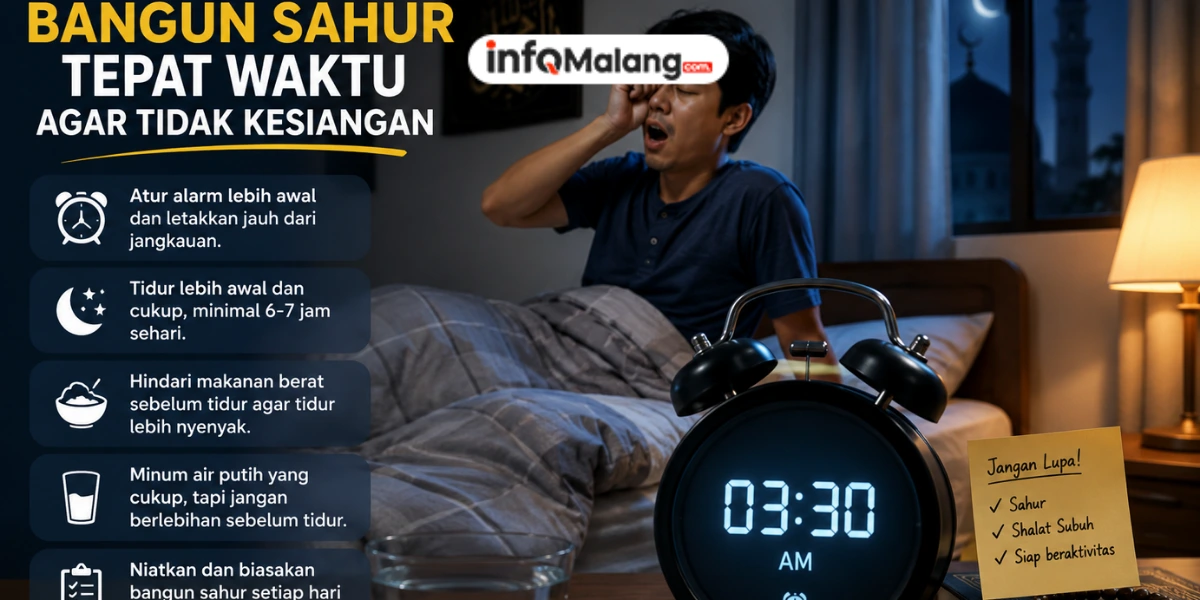 Tips Praktis Bangun Sahur Tepat Waktu Agar Tidak Kesiangan