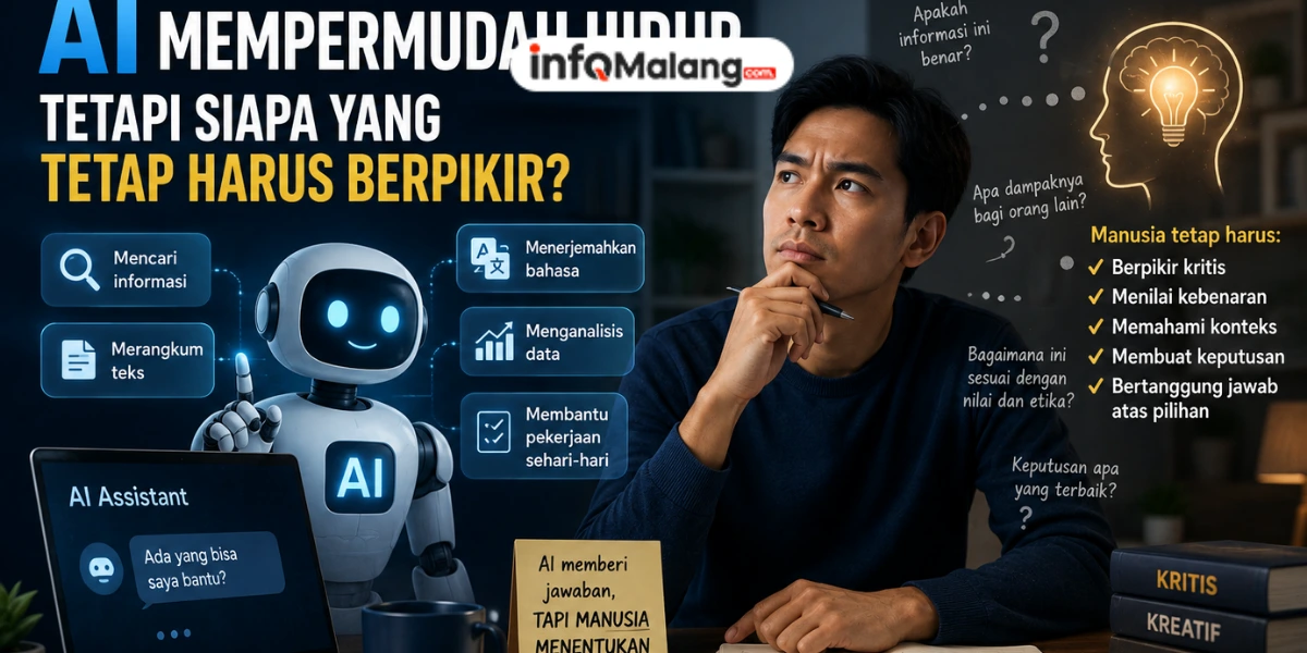 AI Mempermudah Hidup, tetapi Siapa yang Tetap Harus Berpikir?