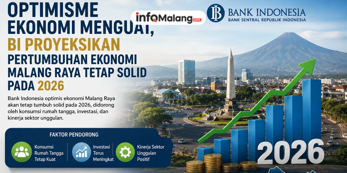 Optimisme Ekonomi Menguat, BI Proyeksikan Pertumbuhan Ekonomi Malang Raya Tetap Solid pada 2026
