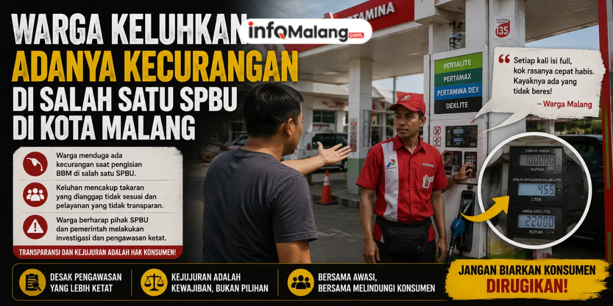 Warga Keluhkan Adanya Kecurangan di Salah Satu SPBU di Kota Malang