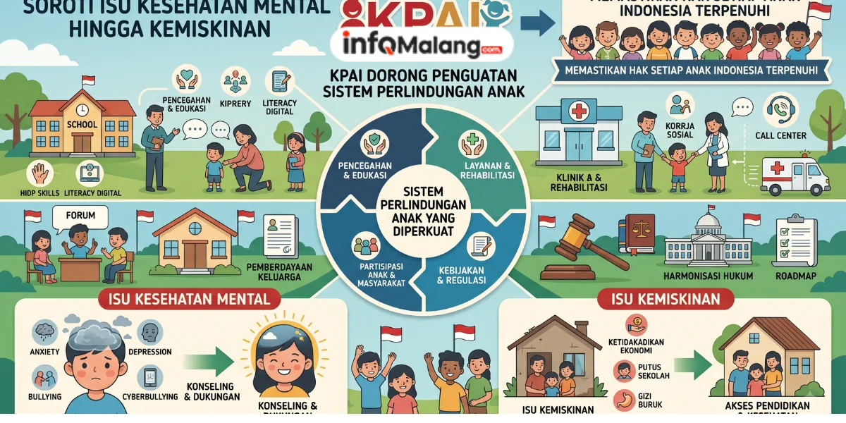 Soroti Isu Kesehatan Mental hingga Kemiskinan, KPAI Dorong Penguatan Sistem Perlindungan Anak