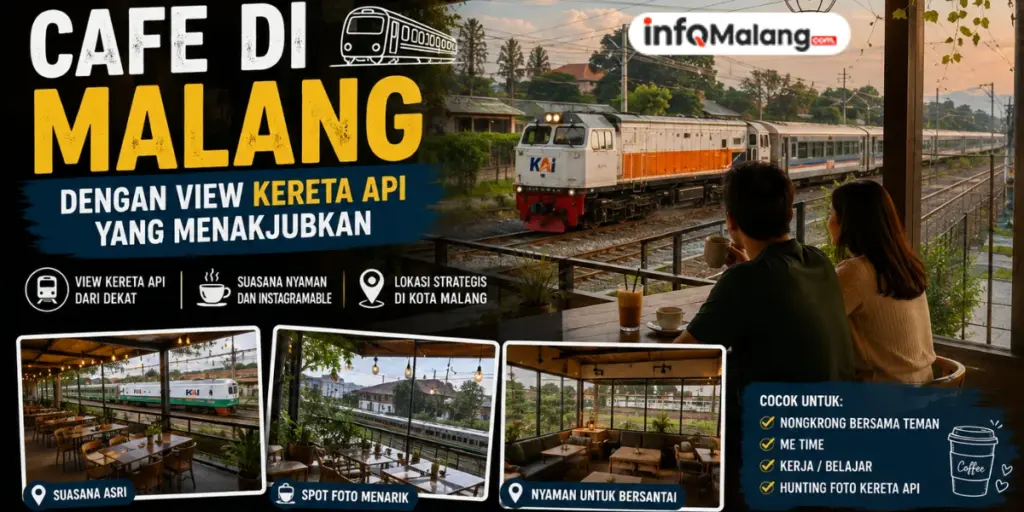 Wajib Tahu! Cafe di Malang dengan View Kereta Api yang Menakjubkan