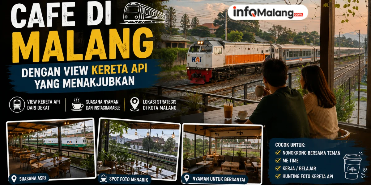 Wajib Tahu! Cafe di Malang dengan View Kereta Api yang Menakjubkan