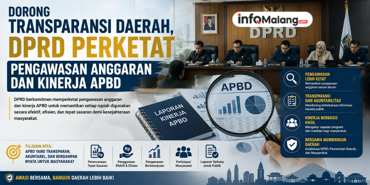 Dorong Transparansi Daerah, DPRD Perketat Pengawasan Anggaran dan Kinerja APBD