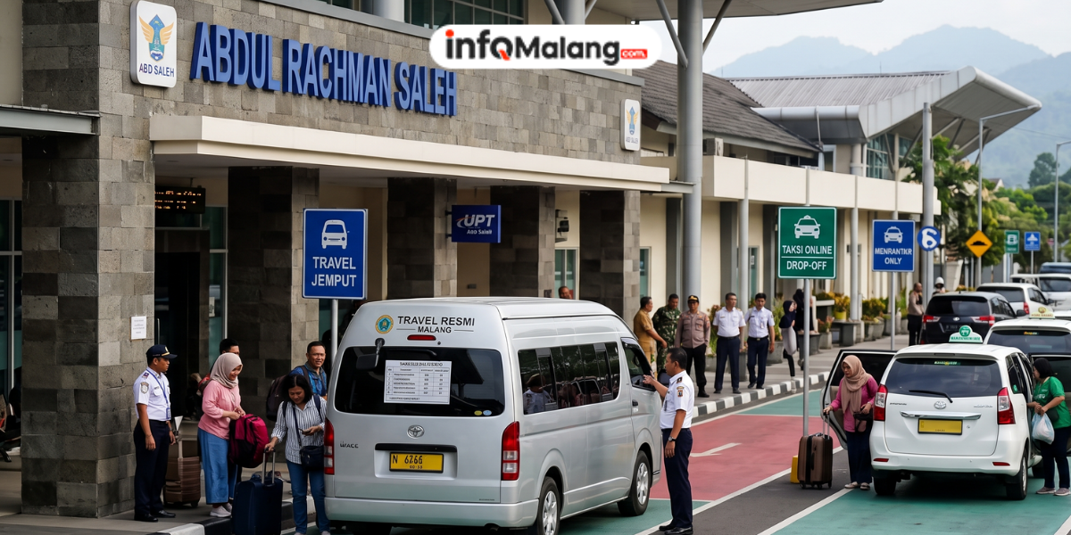 Klarifikasi UPT Bandara Abd Saleh, Travel Resmi Boleh Jemput Penumpang, Taksi Online Khusus Mengantar