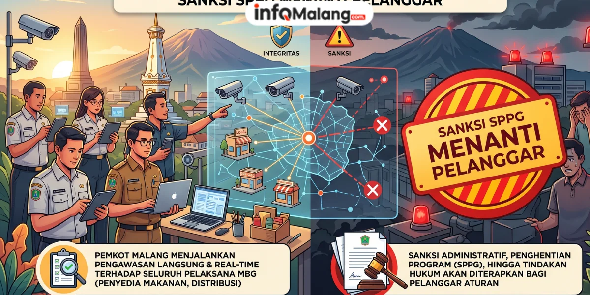 Program MBG Diawasi Ketat Pemkot Malang, Sanksi SPPG Menanti Pelanggar