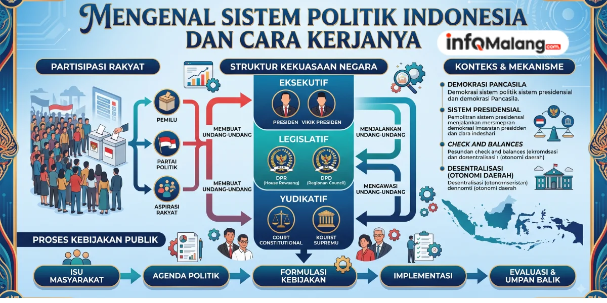 Mengenal Sistem Politik Indonesia dan Cara Kerjanya