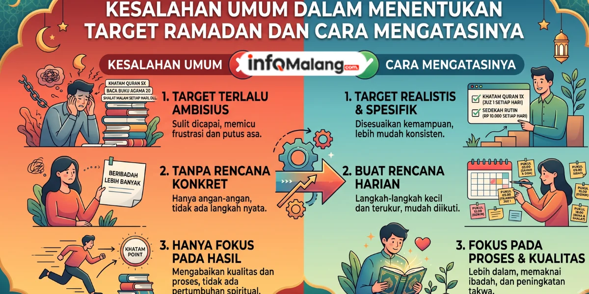 Kesalahan Umum dalam Menentukan Target Ramadan dan Cara Mengatasinya