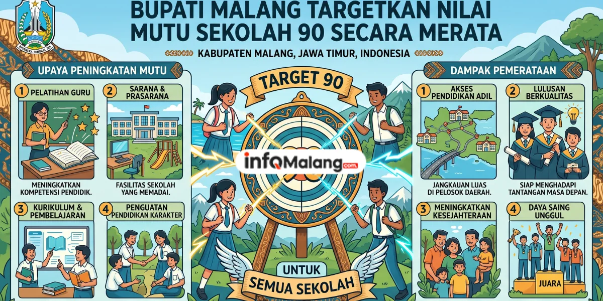Bupati Malang Targetkan Nilai Mutu Sekolah 90 Secara Merata