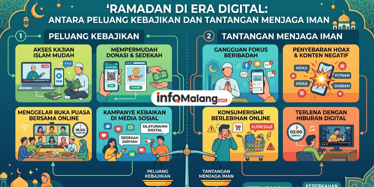 Ramadan di Era Digital, Antara Peluang Kebajikan dan Tantangan Menjaga Iman